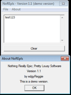 Demo Version Window