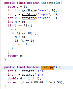 isEcstatic Function