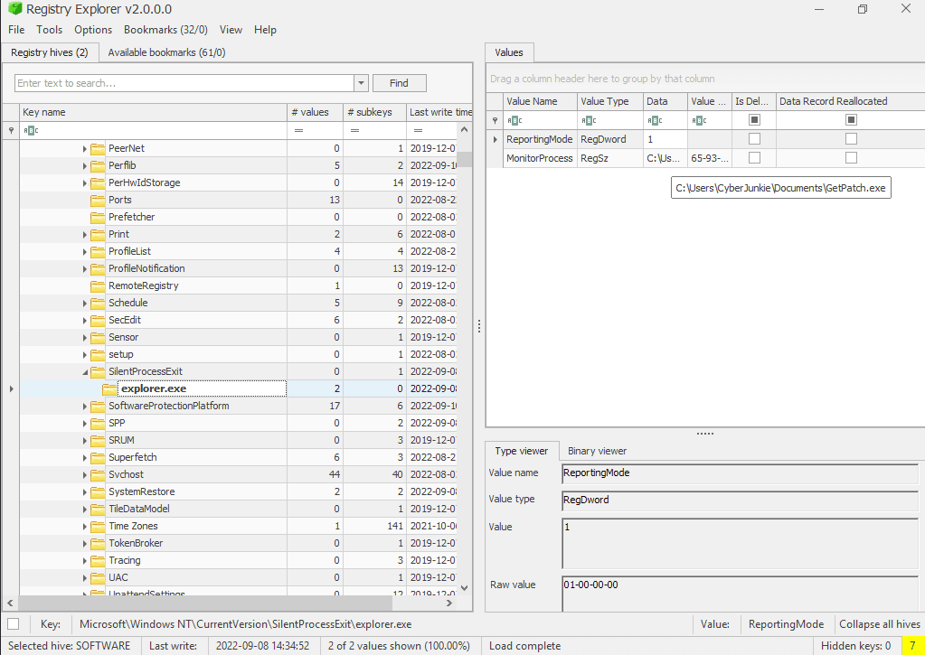 Persistence Registry